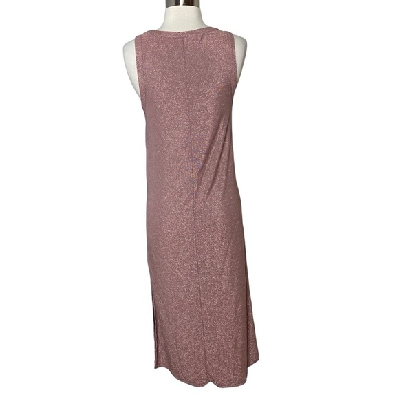 Sundays Pink Glitter Midi Dress - Size M - Picture 3 of 6